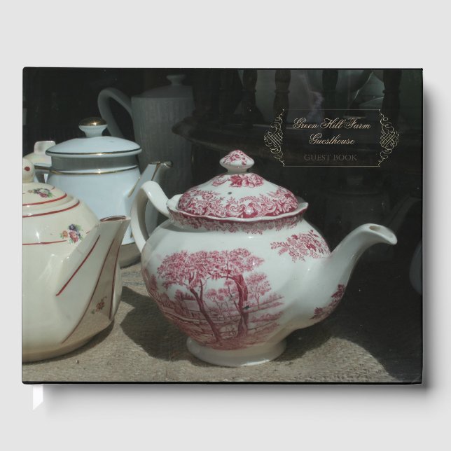 Vintage English Teapot Guesthouse — Livro de convi (Frente)