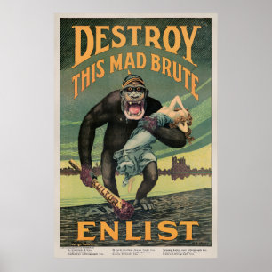 Vintage Enlistage poster