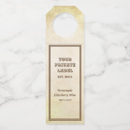 Vintage Envelhecida Parergia Seu Vinho De Etiqueta