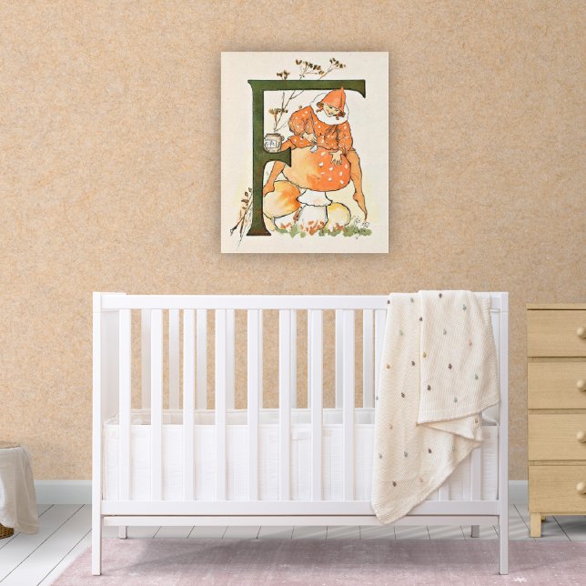 Vintage Fairy Alphabet Poster (Criador carregado)