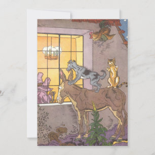 Vintage Fairy Tale, Bremen Town Musicians, Hauman