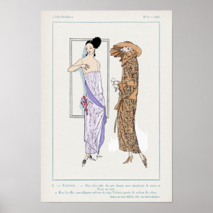 Vintage Fashion Illustration Poster