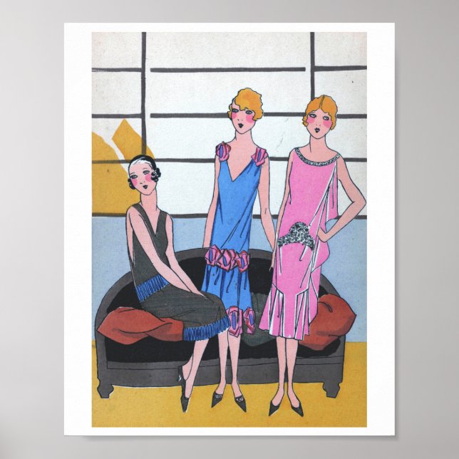 Vintage Fashion Poster (Frente)