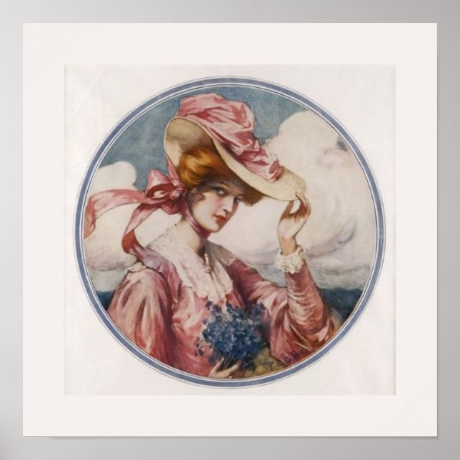 Vintage Fashion Poster (Frente)