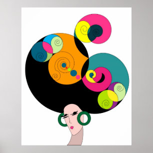 vintage fashion poster