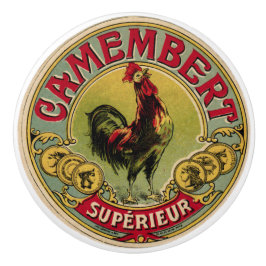 Vintage Fazenda de galo francês e puxador de queij