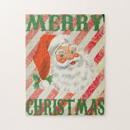 Vintage Felry Natal Pai Natal Claus Quebra-cabeça