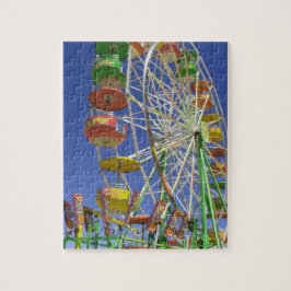Vintage Ferris Wheel, quebra-cabeça de serra
