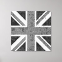 Vintage Flag Reino Unido Canvas