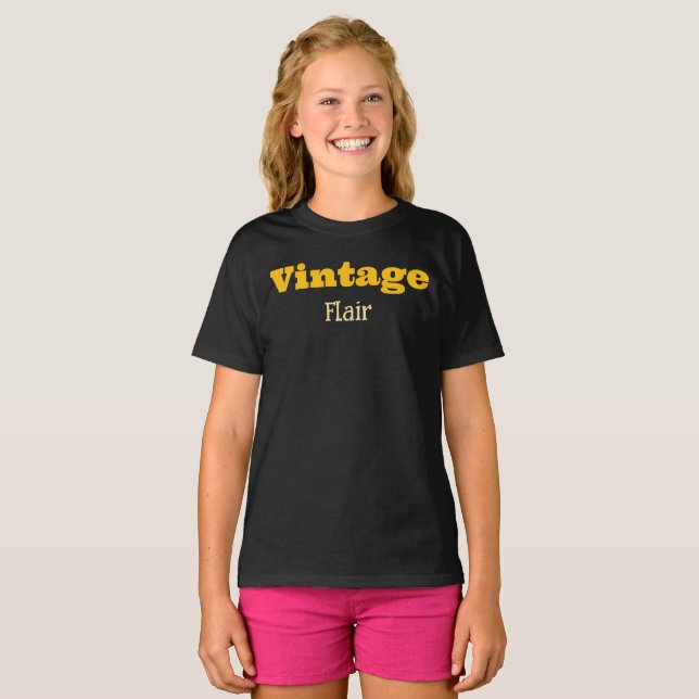 Vintage Flair T-Shirt (Frente Completa)