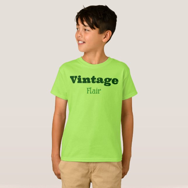 Vintage Flair T-Shirt (Frente Completa)