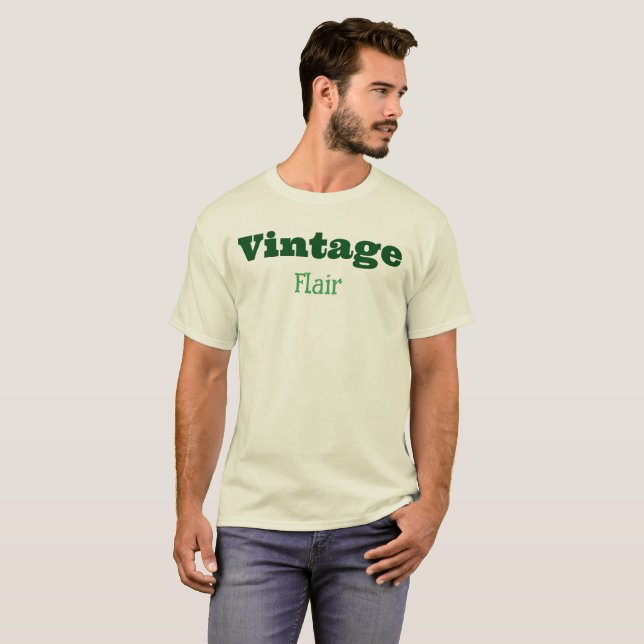 Vintage Flair T-Shirt (Frente Completa)