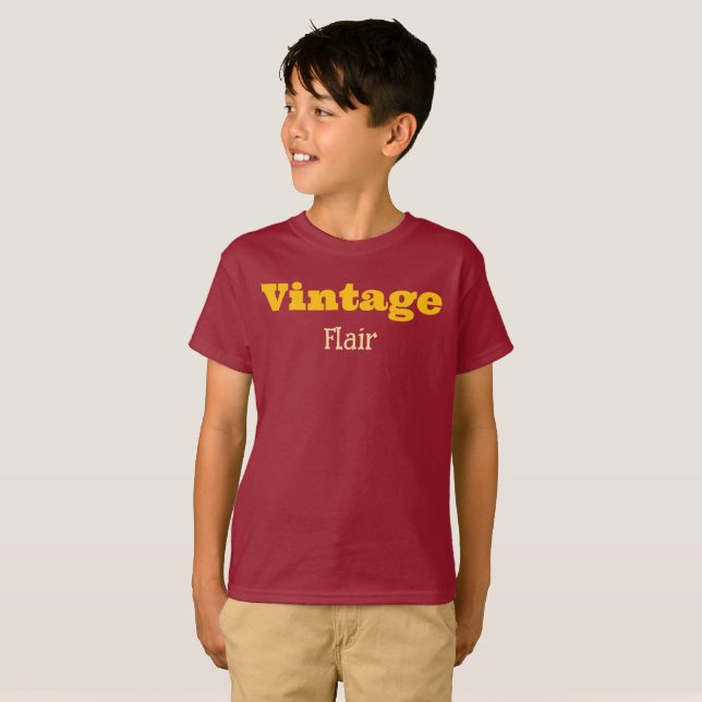Vintage Flair T-Shirt (Frente Completa)