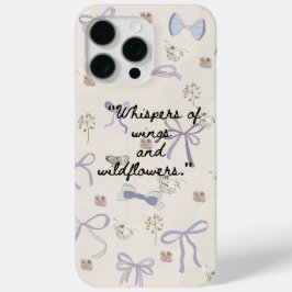 Vintage Floral Butterfly Capa de telefone