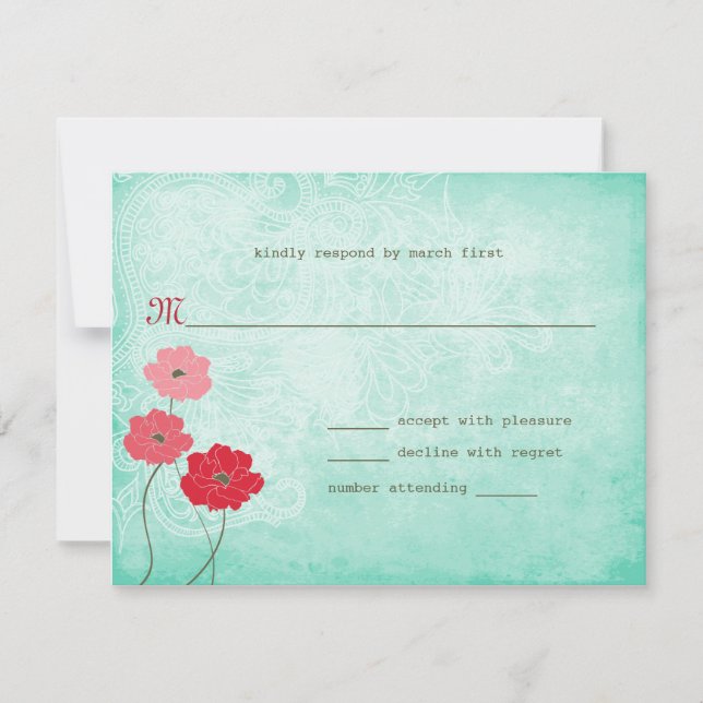 Vintage Floral e Resposta às Folgas (Frente)