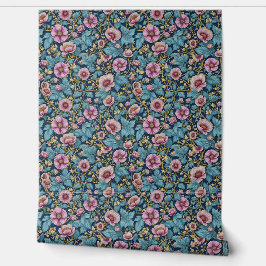 Vintage Floral em Lavandas poeirentas e lacrimejo