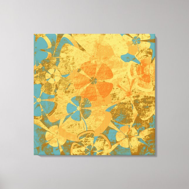 Vintage Floral Fashion Canvas (Frente)