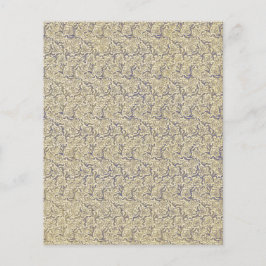 Vintage Floral Impressão Scrapbooking Paper