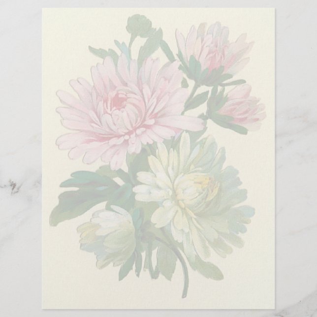 Vintage Floral Letterhead (Frente)