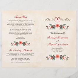 Vintage Floral Pine Natal