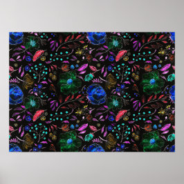 Vintage Floral Poster