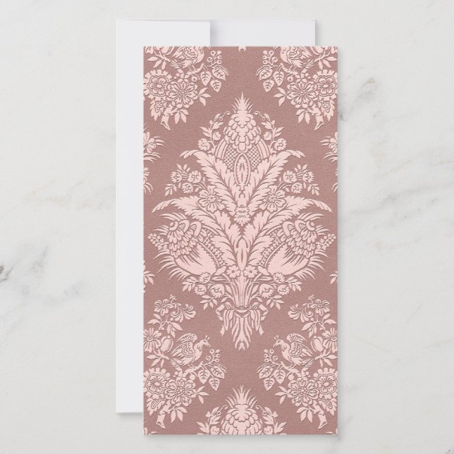 Vintage Floral sobre Rosy Beige (Frente)