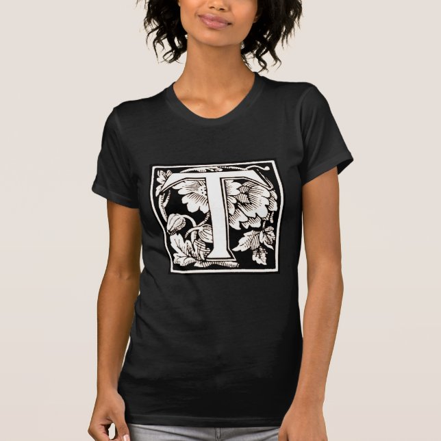 Vintage Floral 'T' Frame - Camisa (Frente)