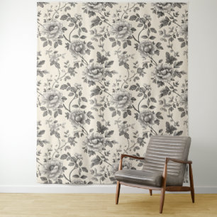 Vintage Floral Tapeçaria