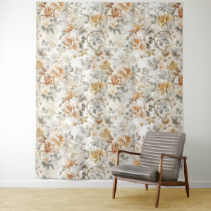 Vintage Floral Tapeçaria
