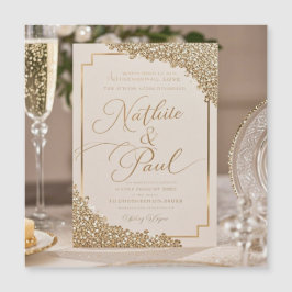 Vintage Floral Weding Convite