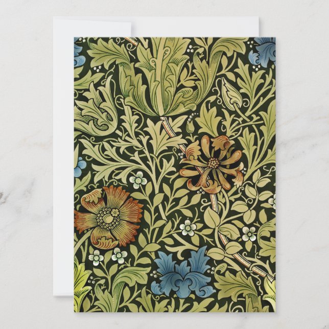 Vintage Flower e Vine Wallpaper (Frente)