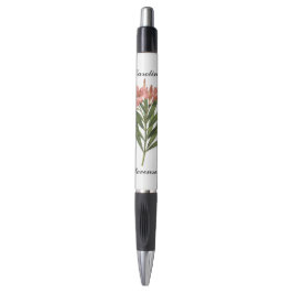Vintage Flowers caneta 3 personalizada