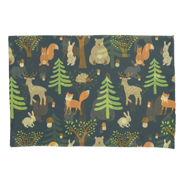 Vintage Forest Animal, Padrão Infantil. (Frente)