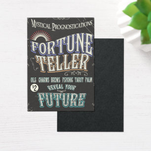 Vintage Fortune teller poster