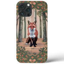Vintage Fox no Woods Nature-Inspirou arte