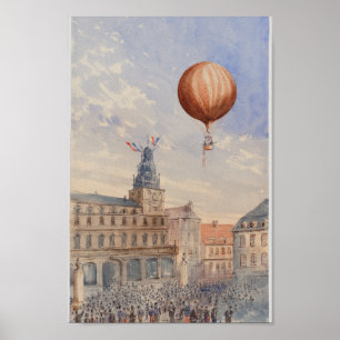 Vintage France Illustration Poster