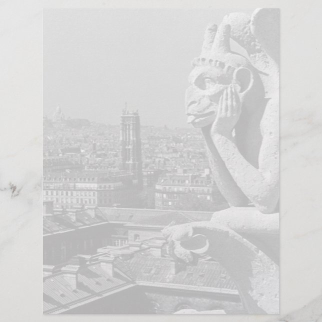Vintage France Paris Notre Dame Catedral (Frente)