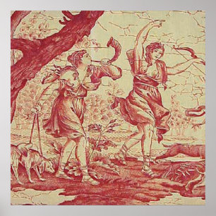 Vintage French Country Art Impressão