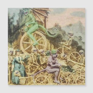 Vintage French Diableries Course De Velocipedes