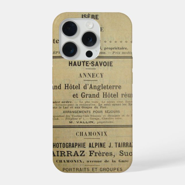 Vintage French Hotel Case (Verso)