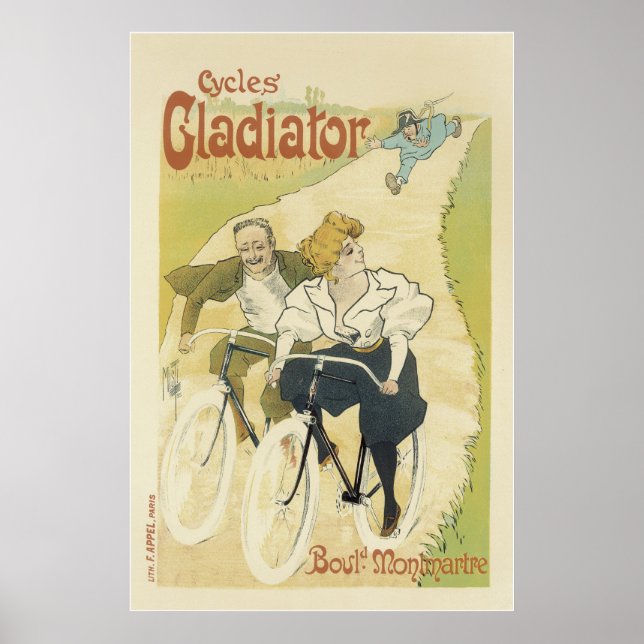 Vintage French Posters - Bicicletas (Frente)