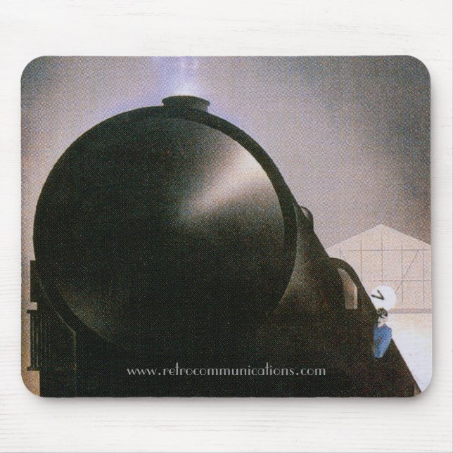 Vintage French Rail Poster Mousepad (Frente)