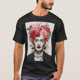 Vintage Frida Kahlo T Shirts Relaxed Fit T-Shirt E