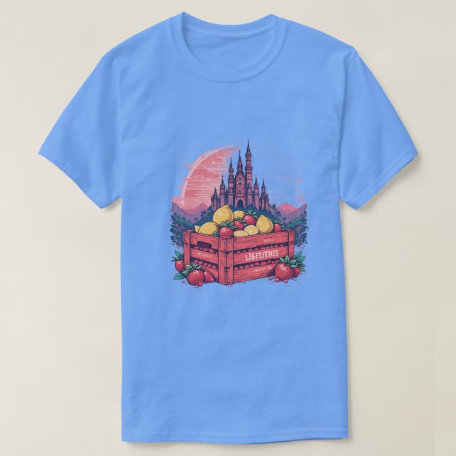 Vintage Fruit Crate T-Shirt (Frente do Design)