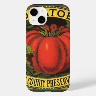 Vintage Fruta Crate Label Art, Wayne Co Tomates