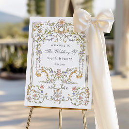 Vintage Garden | Boas-vindas ao Casamento Colorido