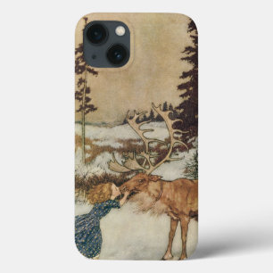 Vintage Gerda e o Reindeer de Edmund Dulac