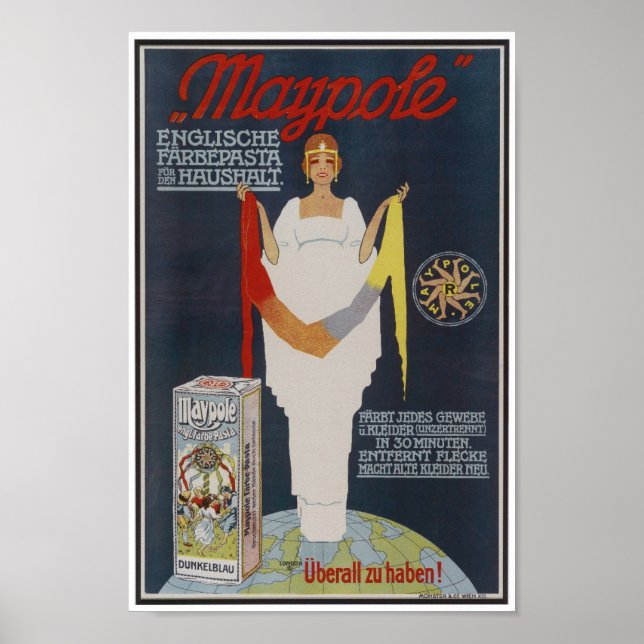 Vintage German Pasta Advertisement Poster (Frente)