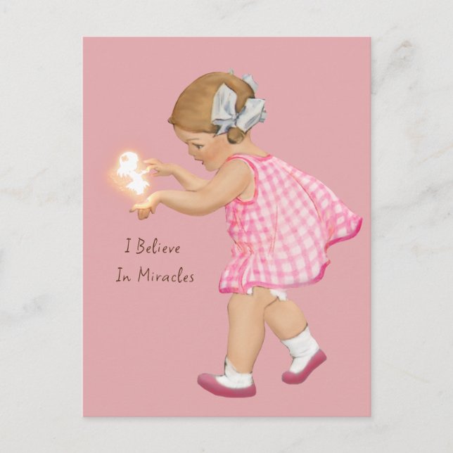 VINTAGE GIRL FAERIE | Cartão postal (Frente)