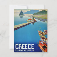 Vintage Grécia - Ilha de Corfu